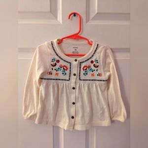 Carter's Boho Button Up 3t